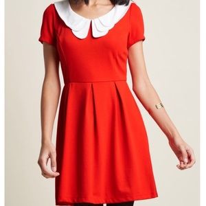 ♥️HOST PICK Retro A-Line Red Dress